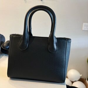 Elegant Black Leather Handbag